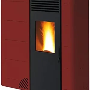 Estufa de Pellets BIO GS90-8kW – Slim 26 cm – Salida de Humo Múltiple
